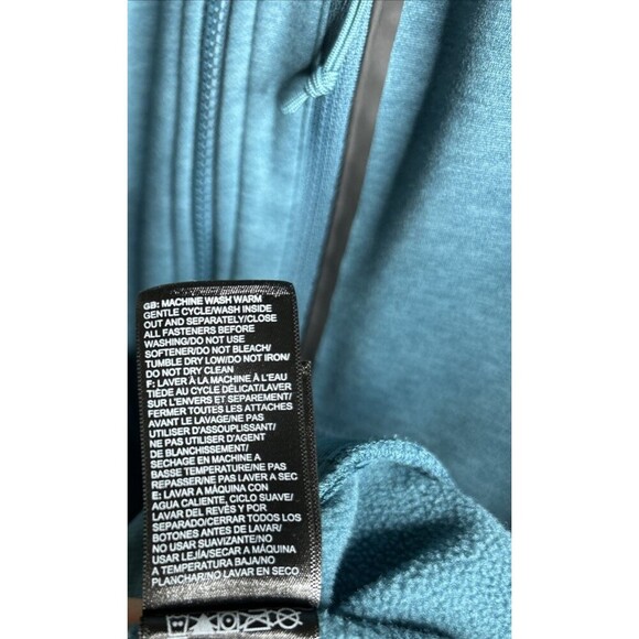 The North Face Full Zip Fleece Jacket Blue Color Pockets Size M - Picture 5 of 6
